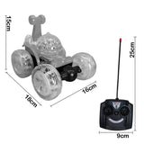 Carro Loco de Juguete Giratorio Control Remoto Luces y Sonido 9802M-9