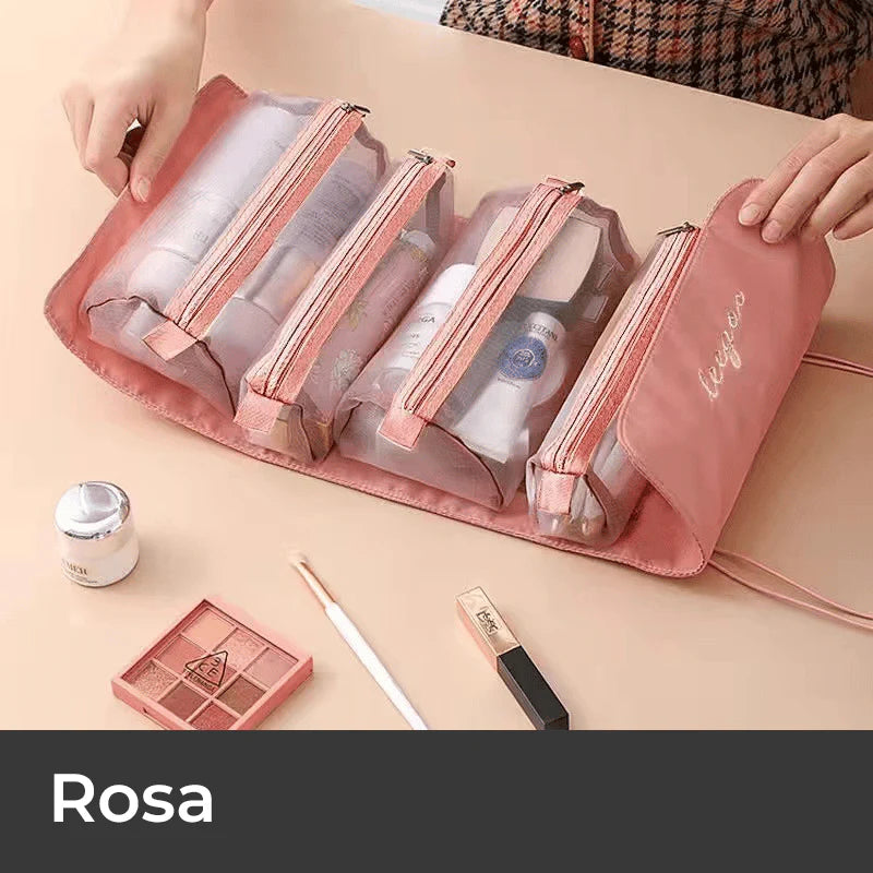 DeluxGlam™ - Bolso de maquillaje 4 en 1