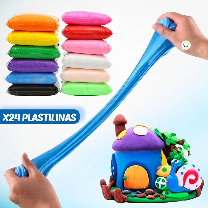 Foamy Moldeable x24 Plastilina Mágica Elástica N2062