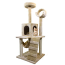 Rascador Para Gatos 4 niveles Con Torre Y Túnel
