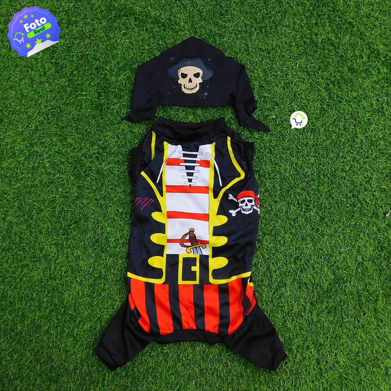 Disfraz Perro Gato Mascotas Pirata Halloween GD01PIR