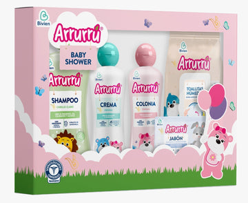 ESTUCHE BABY SHOWER ROSA AAB270 ARRURRU