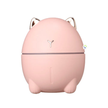 Mini Humidificador USB Luz LED Gato Difusor DDM1