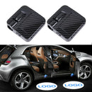 2 piezas de proyector de luz LED, luz de cortesía con logo GR deportivo, USB, HD, para Audi, Benz, BMW, Citroën, Hyundai, Honda, Kia, MG, Skoda, Toyota, Peugeot