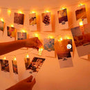 Luz Led Pinza Fotos X20 Luces Gancho Extensión 285cm LG20N