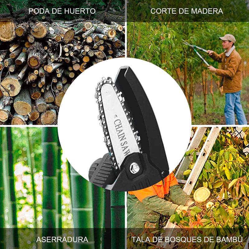 Minisierra portátil recargable 2 Baterias