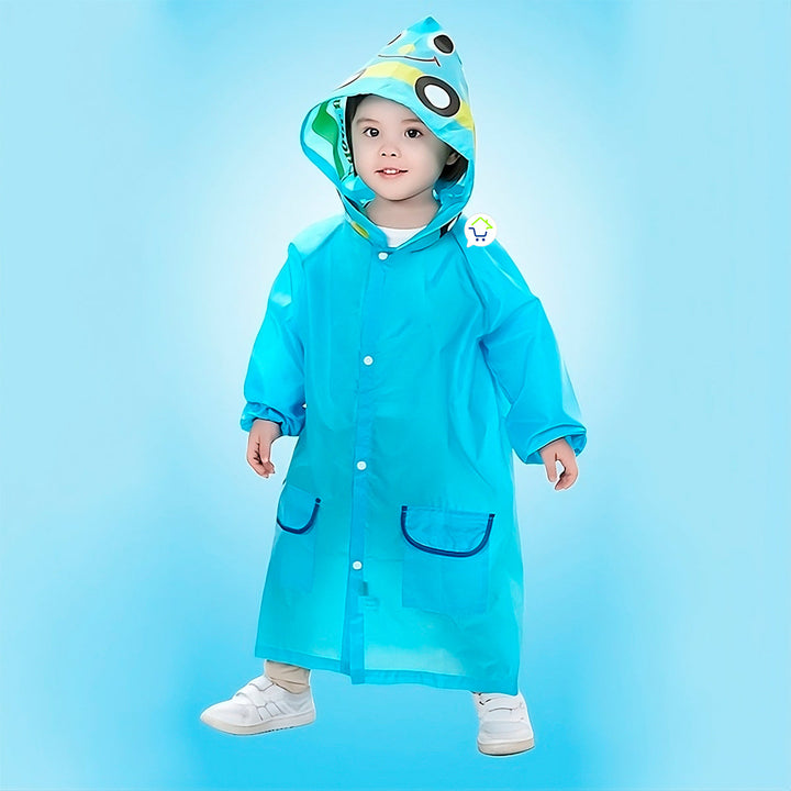 Impermeable Infantil Capucha Animales Abrigo Protección Lluvia CA228