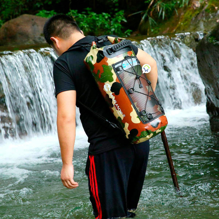 Bolso Impermeable 25L Ocean pack Deportes Mochila Pesca B1613