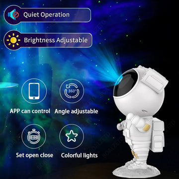 Proyector para astronautas, Luz nocturna, Estrellas Control remoto