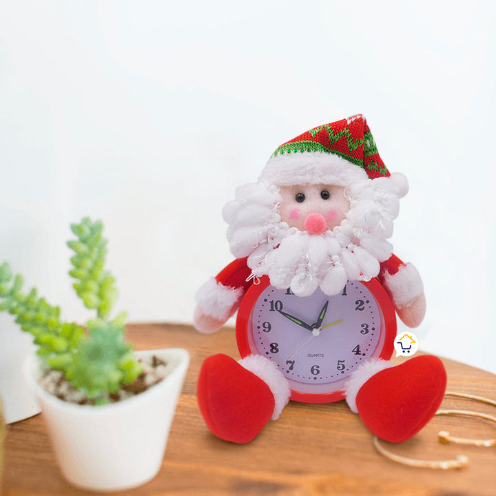 Reloj Mesa Navidad Papa Noel Despertador Alarma RNPN01