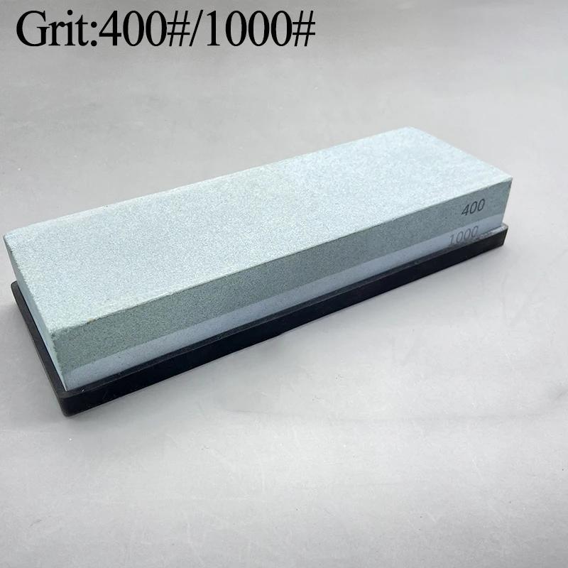 Nuevo Juego de Afilado de Cuchillos de Dos Piezas, Soporte de Piedra de Afilar de Acero Inoxidable para Fregadero, Longitud Ajustable, Piedra de Aceite, Base Antideslizante, Herramienta de Cocina, Accesorios de Piedra de Afilar de Metal