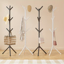 Perchero de Árbol Autónomo de Plástico Resistente - Diseño Multiusos para Ahorrar Espacio, Capacidad de 27.22 KG, Solución Moderna para Hogar y Oficina, Organizador de Sombreros, Bolsas, Toallas y Ropa, Estante Portátil para Armarios