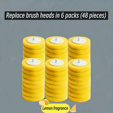 1 Juego de Accesorios para Cepillo de Inodoro Desechable, Eliminación Potente de Manchas + Fragancia Duradera, Cabezal de Cepillo de Baño Descartable, Suministros para el Cuarto de Baño