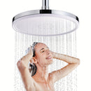 1pc Cabezal de Ducha de Alta Presión con Diseño Circular de Lluvia - Montaje Colgante en Plástico Duradero para una Experiencia Relajante, Accesorios de Baño