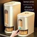 Dispensador De Arroz Hermético Premium, Gran Capacidad, A Prueba De Humedad Y Resistente A Insectos, Contenedor De Almacenamiento De Alimentos Para La Organización De La Cocina
