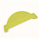 1pc Colador de Cocina de Plástico Duradero para Olla - Azul Vibrante, Cesta para Verduras y Frutas de Fácil Drenaje con Malla Fina, Perfecto para Cocinar en Casa y Hornear