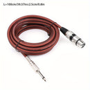 Cable de Audio i-zclive de 6.5mm a XLR, Cable de Audio Macho de 6.35mm a Hembra XLR, Cable de Audio Macho de 6.35mm a Hembra XLR para Micrófono, Cable de Audio XLR de Aleación de Zinc y Aluminio, Cable de Audio Mono de 6.5mm, Cable de Audio para Conectar
