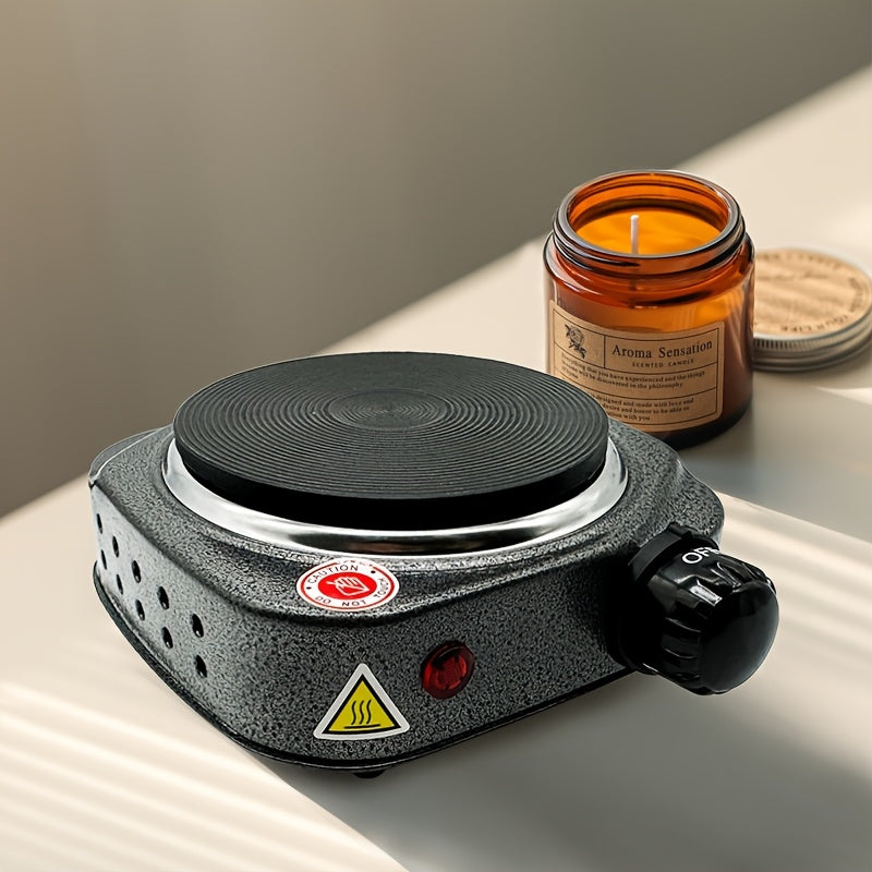 Estufa eléctrica portátil mini para uso doméstico, cafetera compacta para hacer café con Moka, quemador de café portátil para camping al aire libre.