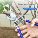 Tijeras de poda de acero de alta carbonatación | Tijeras de jardinería de cortejo de precisión para árboles frutales en macetas y plantas, tijeras antideslizantes y fáciles de usar
