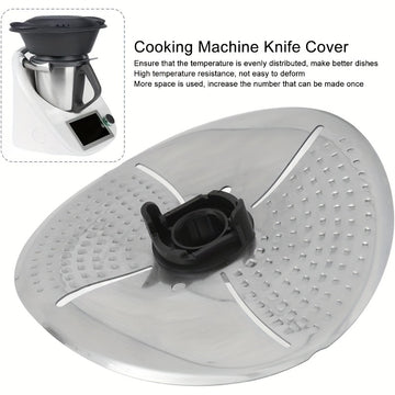 1 cubierta de acero inoxidable para cuchilla de Thermomix TM31/5/6, protector seguro para alimentos con resistencia al calor y recubrimiento antiadherente para seguridad en la cocina