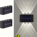 2/4 piezas de luces solares LED para exterior, luces de jardín, balcón, calle, paisaje, decorativas, fáciles de instalar, apliques para jardín, entrada o camino