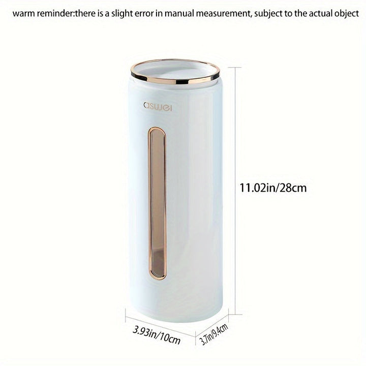 1pc Dispensador De Vasos De Plástico, Soporte De Vasos De Papel Desechables, Estante De Almacenamiento De Vasos Montado En La Pared, Dispensador De Almacenamiento De Vasos Desechables Para Hogar Oficina Hospital, Accesorios De Baño