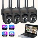 Cámara de seguridad HD 1080P, cámara WiFi inteligente para seguridad del hogar, 2.4GHz Wi-Fi, seguimiento automático, día y noche, cámara inalámbrica IP para monitoreo de video con detección de personas/mascotas, protección de seguridad WiFi 1080P 2.4G,