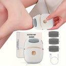 Lijadora de pies eléctrica recargable con luz LED, 3 cabezas de repuesto, carga USB, herramienta de pedicura inalámbrica, pies suaves, sin fragancia, plástico, batería de litio de 400mAh - Dispositivo portátil de cuidado de pies