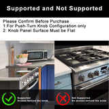 4/5pcs Cierres para Pomos de Estufa, Cierres para Pomos de Estufa de Gas, Cierre para Pomos de Horno a Prueba de Niños, Diseño Duradero (Negro)