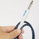 Cables de amplificador de guitarra eléctrica y bajo de alta calidad - 10 pies/20 pies, fidelidad superior, flexibilidad duradera, compatible con todos los instrumentos, uso en escenario y estudio, cable de amplificador.