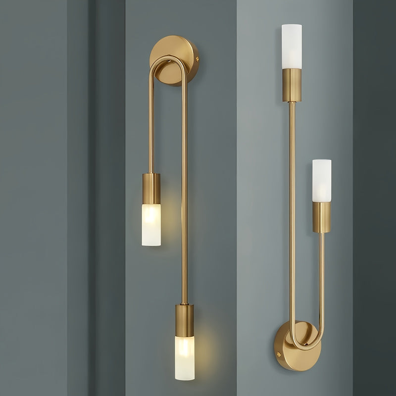 Linterna de pared moderna y elegante - Portalámparas G9, sin bombilla incluida, para dormitorio, escalera, balcón, pasillo o decoración de hotel u oficina