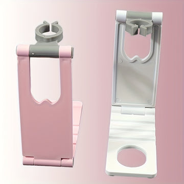 Soporte Plegable para Lámpara de Uñas con Rotación 360° y Base Antideslizante - Ángulo Ajustable, Diseño Portátil para Salones de Manicura, Arte en Casa o Estudios Personales - Compatible con Diversas Lámparas LED