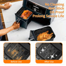 Paquete de 2 Accesorios para Airfryer Ninja Double Stack XL SL400EU, Molde de Silicona para Airfryer de Aire Caliente para Foodi Max Dual Zone AF400EU AF300EU 7.6 9.5L, Inserto de Molde de Silicona para Airfryer
