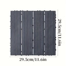 Ladrillos de patio interconectados de plástico, suelo de balcón de patio impermeable, resistente a manchas de hierba en la orilla de la piscina de la entrada, ladrillos de terraza