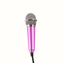 Micrófono mini con conector de 3.5 mm, micrófono portátil para cantar, ideal para grabación de voz, entrevistas, karaoke, juegos, videoconferencias y transmisiones en vivo, compatible con celulares, computadoras, laptops y tabletas - No requiere batería