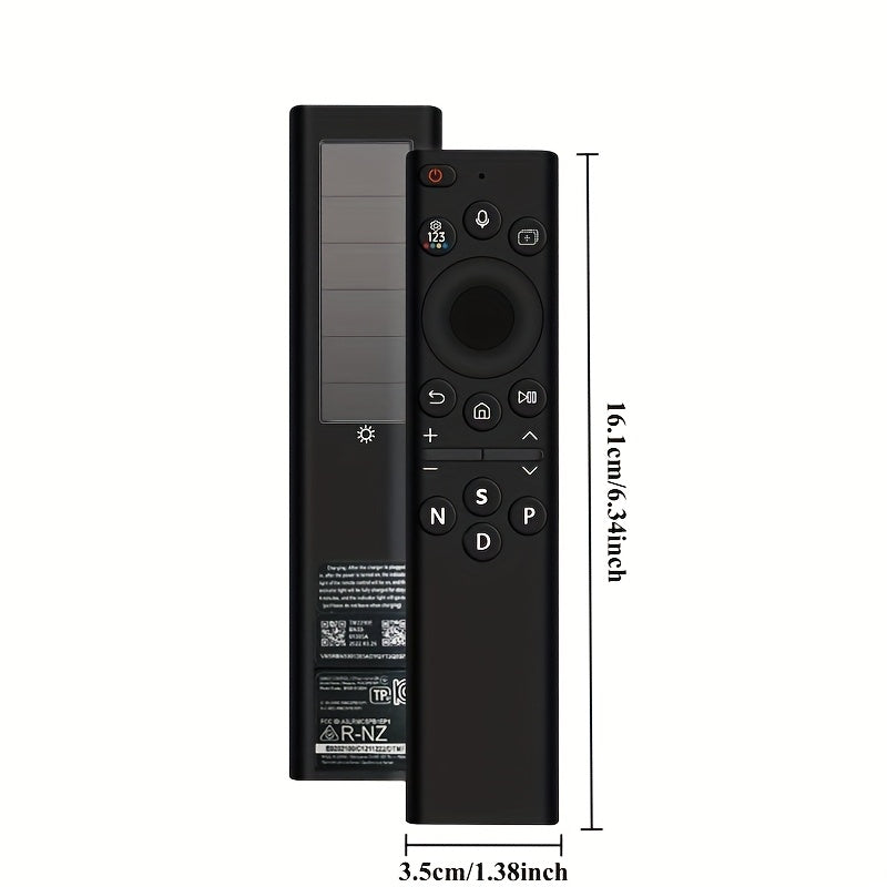 Control remoto solar con voz BN59-01385A de reemplazo para TV inteligente Neo LED 4K Ultra HD 2021-2022, recargable inalámbrico con celda solar, entretenimiento en casa, diseño elegante, construcción duradera