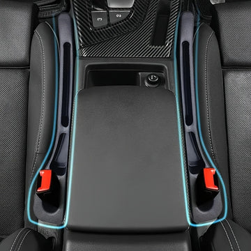 2 piezas de tiras de relleno de huecos de asientos de coche - Solución de almacenamiento a prueba de fugas y caídas para la organización en el interior del coche, organizador de huecos de asientos universal con diseño anti-caída para artículos pequeños,