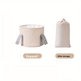 Baño de Pies Portátil Plegable - Cubo Ligero para Remojar Pies, Sin Batería Necesaria, Spa Compacto para Viajes en Casa o Hotel, Fácil Almacenamiento y Montaje Rápido, Diseño Plegable, Asa Resistente, Impermeable, Ideal para Viajeros Frequentes
