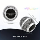 Cabeza de reemplazo de malla metálica para SM58/BETA58/BETA87 de BOMGE - Ventilación de micrófono de mano de hierro duradera para Shure BLX4/PGX4/QLXD4/SLX4/ULXD4, no necesita batería, equipo de audio profesional, acabado metálico elegante, construcción