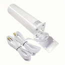 Antena Omni-Direccional 4G LTE para Router Móvil Exterior, Antenas 2X2 MIMO con Alto Ganancia de 28dBi y Cable SMA Macho de 5 Metros