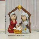 Escena de Navidad en Resina, Decoración para Mesa Navideña, Regalo Religioso para Familia y Amigos en Acción de Gracias, Día de la Madre, Día del Padre y Navidad