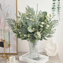 40 piezas de flores artificiales de eugalea y sauce, flores pequeñas con aroma, ideales para bodas de primavera y verano, arreglos florales DIY en jarrones, decoración para el hogar y jardinería