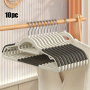 10 Perchas Para Ropa, Perchas Antideslizantes Sin Rastro, Perchas Resistentes Y Duraderas, Almacenamiento Y Organización De Secado De Ropa Para El Hogar Para Dormitorio, Baño, Hogar