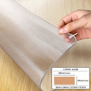 Protector de mesa de PVC de 1.5 mm de grosor - Transparente, resistente a rayones, al calor y al agua, mantel para mesas de comedor, mesas de centro y más - Ideal para uso en hogares y hoteles, cubremesa para hotel | Mantel transparente | Textura suave,