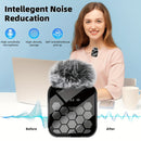 Sistema de Auriculares Inalámbricos Profesionales con Función Silenciosa, Carga USB Tipo-C, Batería Recargable de Litio y Cubierta de Micrófono en Forma de Cuadrícula Hexagonal - Ideal para Transmisiones En Vivo, Karaoke, Juegos y Videollamadas, Equipo p