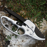 Tijeras de Podar de Jardín de Acero al Carbono de 20mm con Mango Ergonómico Antideslizante – Herramienta de Recorte Manual de Estilo Clásico para Ramas, Arbustos y Árboles Frutales – 1pc, Herramienta de Podar para Jardín | Tijeras de Recorte de Precisión