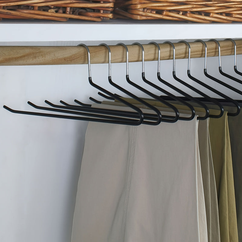 Perchas para Pantalones de Extremo Abierto (Negro)