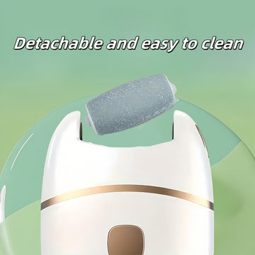 1 Lima Eléctrica para Pies/Removedor, 3 Cabezales de Repuesto, Exfoliador Automático Doméstico para Eliminar Callosidades Beige Claro, Cuidado y Mantenimiento de Pies y Uñas, Herramienta de Belleza para Pies Suaves, Dispositivo Portátil para Viajes. Afei