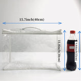 Bolsa De Almacenamiento De Edredón De PVC Transparente, Cubo De Embalaje De Ropa De Cama Transparente, Organizador De Almohada De Manta A Prueba De Polvo