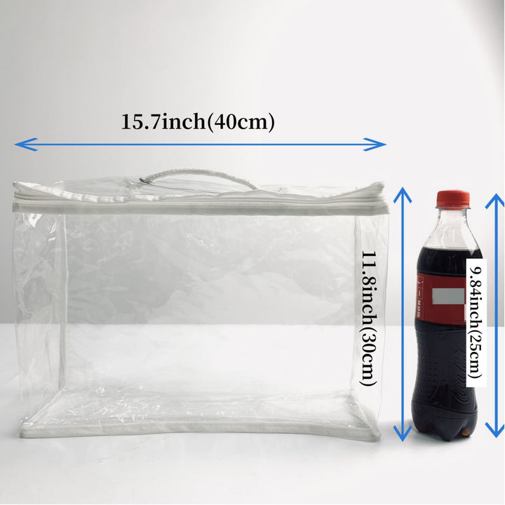 Bolsa De Almacenamiento De Edredón De PVC Transparente, Cubo De Embalaje De Ropa De Cama Transparente, Organizador De Almohada De Manta A Prueba De Polvo